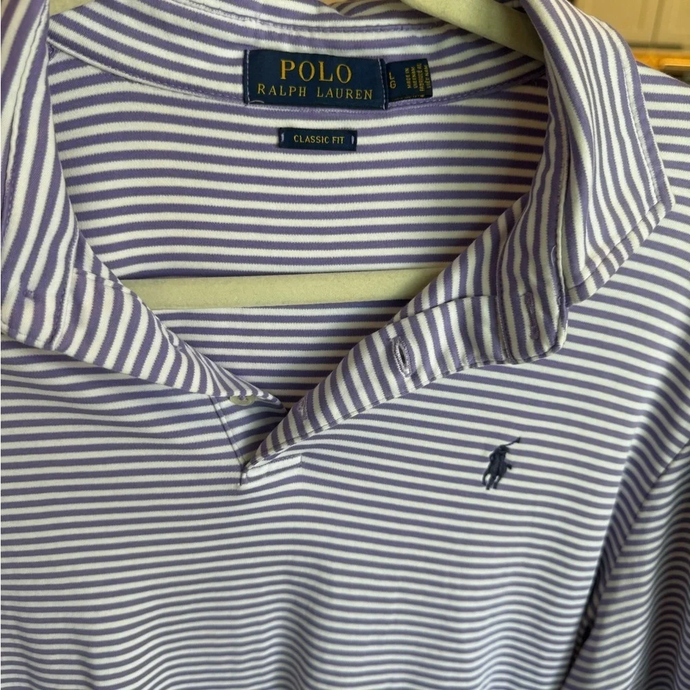 Polo by Ralph Lauren Men's White Striped Shirt